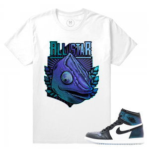 Match Jordan 1 Chameleon All Star | Chameleon All Star | White T shirt