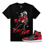 Match Banned 1s Jordan Retro| Rare Air Moon Man 23 |Black T shirt