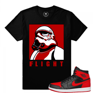 Match Banned 1s Jordan Retro | Flight | Black T shirt