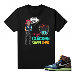 Jordan 1 Biohack sneaker tees shirts - Black - Almost Got EM