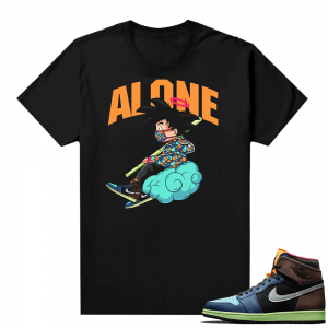 Jordan 1 Biohack sneaker tees shirts - Black - Alone