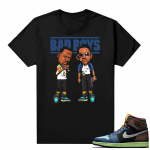 Jordan 1 Biohack sneaker tees shirts - Black - Bad Boys