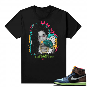 Jordan 1 Biohack sneaker tees shirts - Black - Big Bank