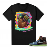 Jordan 1 Biohack sneaker tees shirts - Black - Big Worm