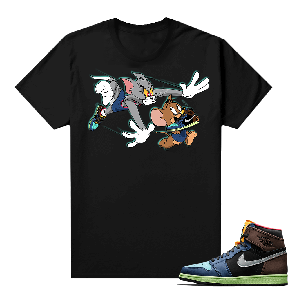 Jordan 1 Biohack sneaker tees shirts - Black - Finesse