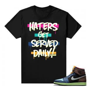 Jordan 1 Biohack sneaker tees shirts - Black - Haters Get Served