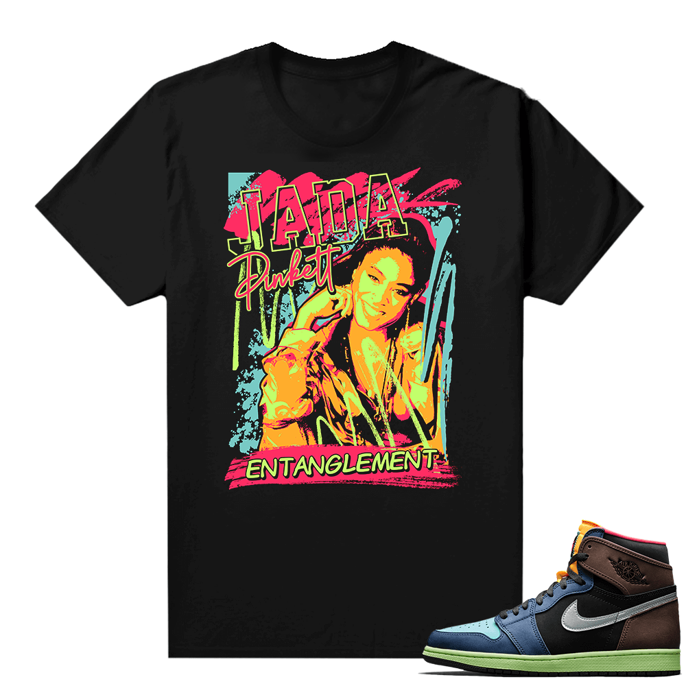 Jordan 1 Biohack sneaker tees shirts - Black - Jada Entanglement