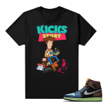 Jordan 1 Biohack sneaker tees shirts - Black - Kicks Story