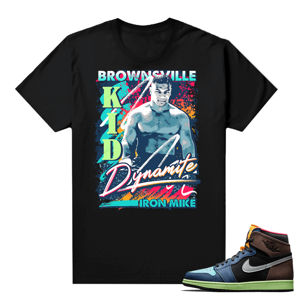 Jordan 1 Biohack sneaker tees shirts - Black - Kid Dynamite