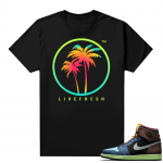 Jordan 1 Biohack sneaker tees shirts - Black - Live Fresh Palm