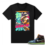 Jordan 1 Biohack sneaker tees shirts - Black - MJ 90s Vintage