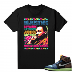 Jordan 1 Biohack sneaker tees shirts - Black - MLK Justice