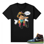 Jordan 1 Biohack sneaker tees shirts - Black - No More Sneakers