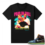 Jordan 1 Biohack sneaker tees shirts - Black - Paid In Full Vintage Movie