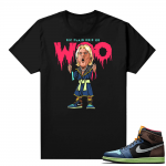 Jordan 1 Biohack sneaker tees shirts - Black - Ric Flair Drip