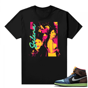 Jordan 1 Biohack sneaker tees shirts - Black - Selena