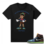 Jordan 1 Biohack sneaker tees shirts - Black - Sneakerhead Pinocchio