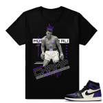 Court Purple 1s | Peoples Champ | Black Shirt