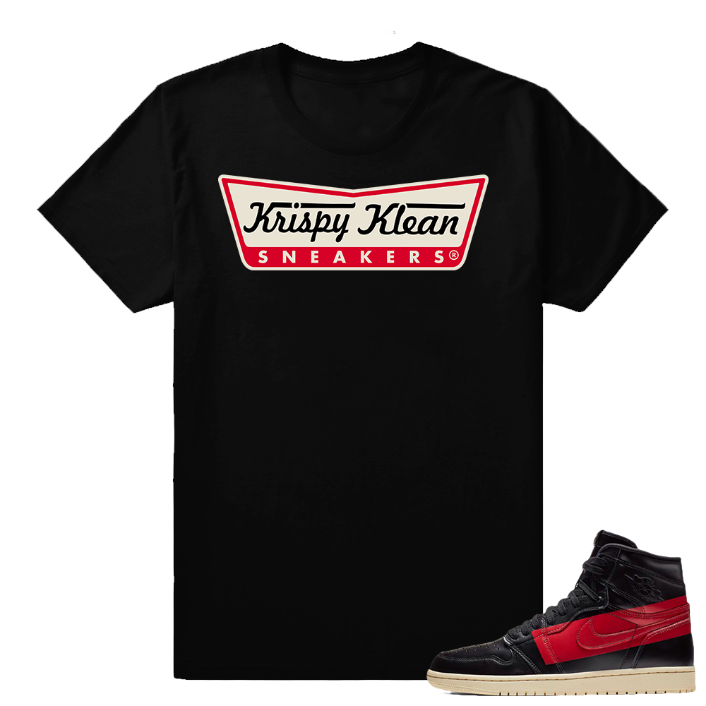 Couture 1s | Krispy Klean Sneakers | Black shirt