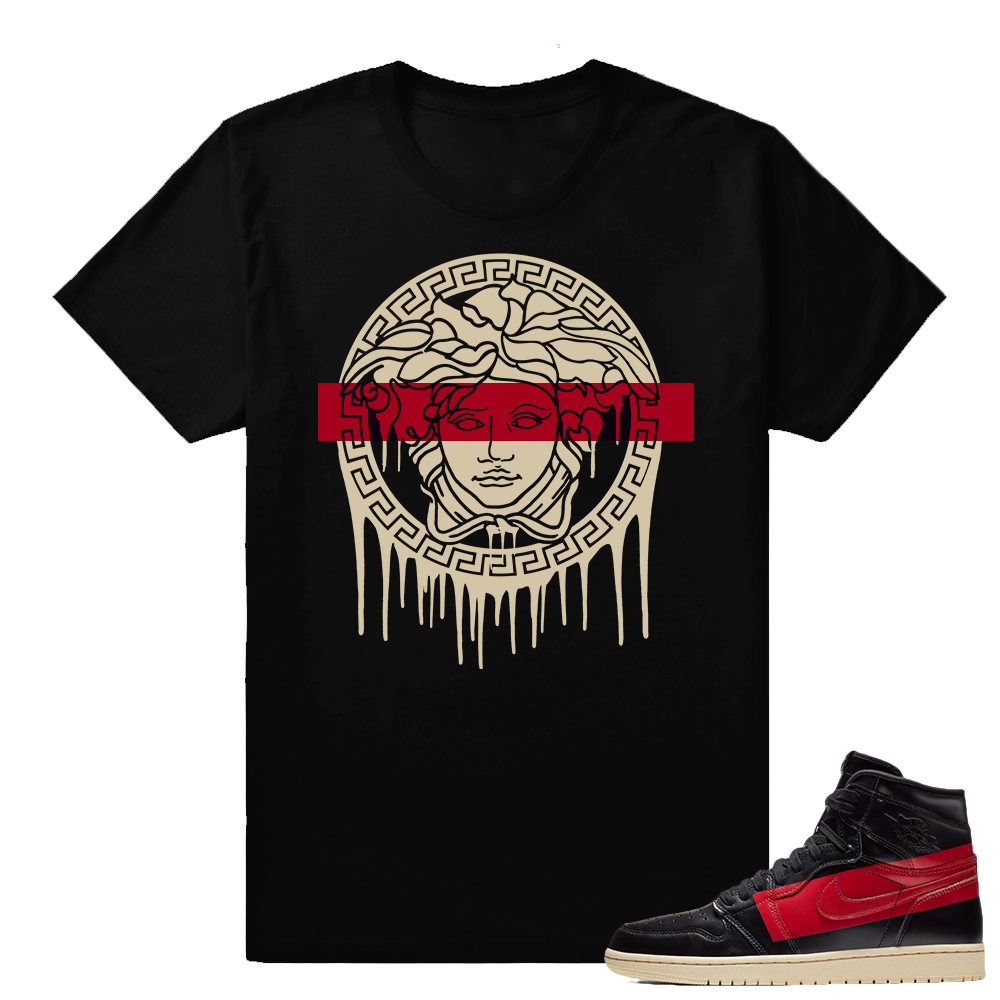 Couture 1s | Medusa Drip | Black shirt