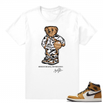 Jordan 1 tee Rookie of the year | Rookie Bear | White Shirt