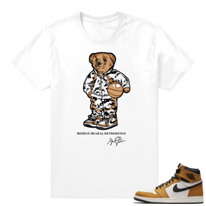 Jordan 1 tee Rookie of the year | Rookie Bear | White Shirt