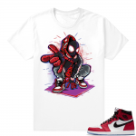 Jordan 1 Spider-man | Sneakerhead Spidey | White shirt