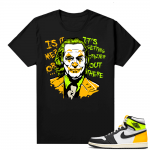 Jordan 1 Volt Gold matching shirt - Black - Joker