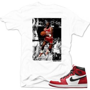 Jordan 1 Chicago shirts to match 'Gravity' White Sneaker Tees shirt