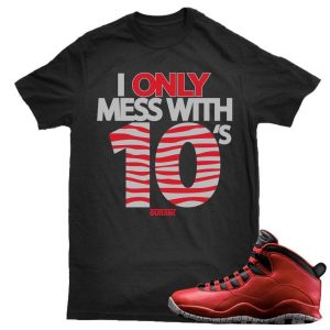 Bulls over Broadway 10s matching sneaker tees shirts |10's Sneaker Tee Black | Streetwear Online