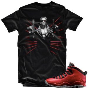 Bulls over Broadway 10s matching sneaker tees shirts |Terminator sneaker Tee BLACK | Streetwear Online