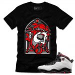 Jordan 10 Double Nickel shirts 'Jesus Piece' Black sneaker tees shirt