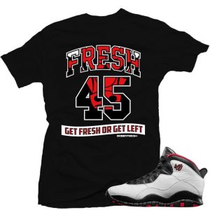 Double Nickel 10s shirts | 'Bully Fresh' sneaker tees shirt Black