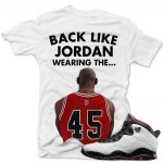 Double Nickel 10s shirts | 'Back Like' sneaker tees shirt White