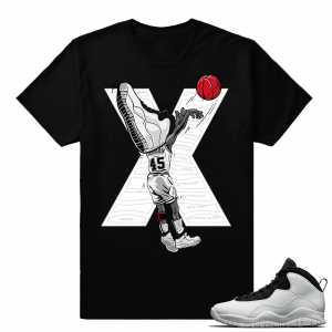 Jordan 10 Im Back Matching Tee Shirt  Sneakerhead 10s  Black t shirt