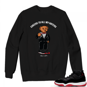 Jordan 11 Bred Sweatshirts black - CHEERS