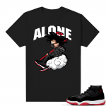 Jordan 11 Bred shirt black - ALONE