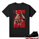 Jordan 11 Bred shirt black - In My Sleep