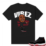 Jordan 11 Bred shirt black - Dababy Vibez