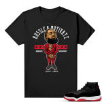 Jordan 11 Bred shirt black - Nipsey Hussle Motivate