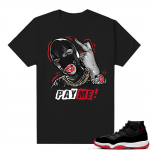 Jordan 11 Bred shirt black - Pay Me