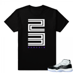 Match Concord 11 | Rare Air 23 | Black shirt