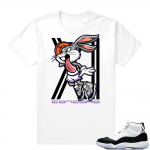 Concord 11 Jordan | Concord Air Rabbit | White shirt