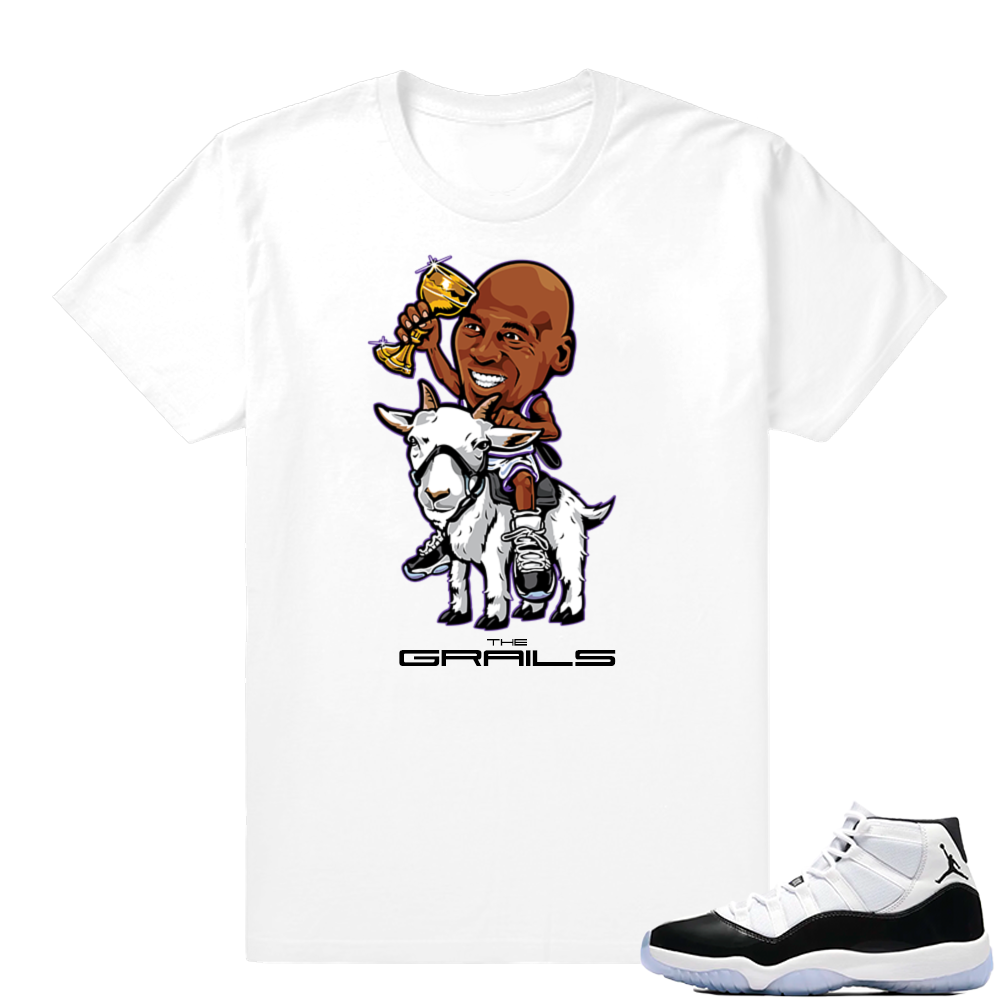 Concord 11 Jordan | The Grails | White shirt