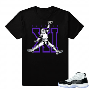 Jordan 11 Concord Jumpman Trooper t-shirt | Black shirt