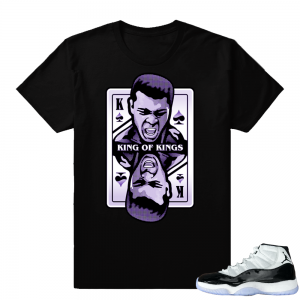 Concord 11 Jordans tee | King Ali | Black shirt