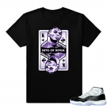 Jordan 11 Concord King Mike Tyson shirt | Black shirt