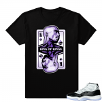 Jordan 11 Concord King Pac shirt | Black shirt