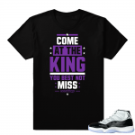 Jordan 11 Concord King t-shirt | Black shirt