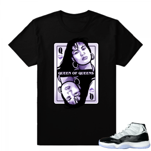 Jordan 11 Concord Queen Selena shirt | Black shirt